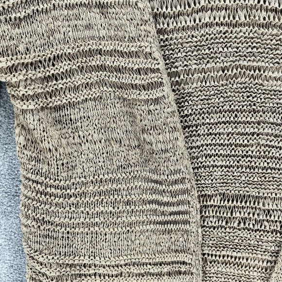 H&M Cardigan Womens Size M Brown Long Sleeve Open Knit - Picture 7 of 16